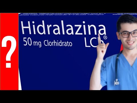 HIDRALAZINA para que sirve La hidralazina | Y MAS!! 💊 Hipertensión arterial, Vasodilatadores