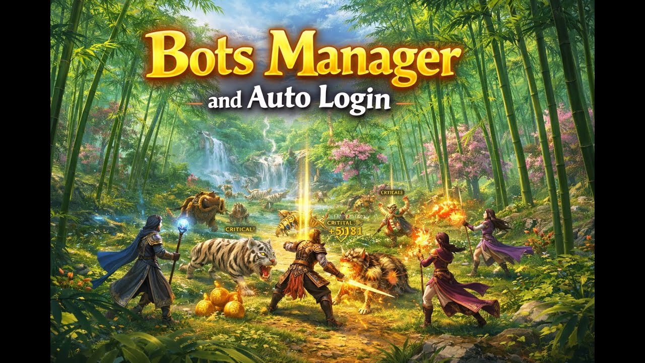 42 - Series Sroplus: Quản Lý Bot Và Auto Login