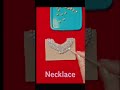 #diy chain aur Moti seat ki use se bahut Hi pyara Sa mini necklace banaya 💓💖💕