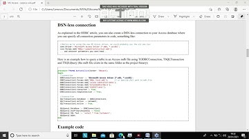 Membuat Database sederhana menggunakan Lazarus dan Ms Acces (Apk tambahan ODBC sebagai penghubung)