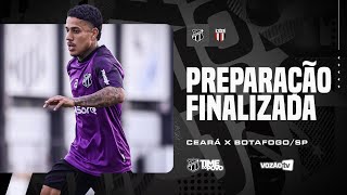 Treinos | Ceará finaliza a preparação para enfrentar o Botafogo/SP