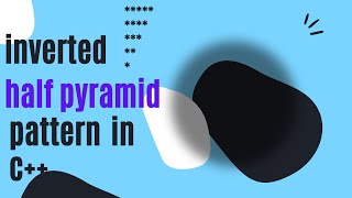 Full inverted half pyramid pattern in C++ #coding #computerscience #youtube #programming Guide
