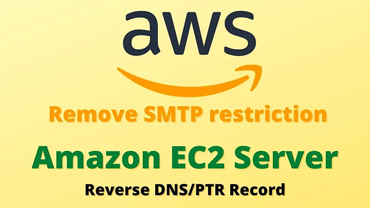 How to set Reverse DNS on Amazon EC2. Remove Email Restriction