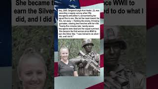 First Woman Since WWII Earns Silver Star