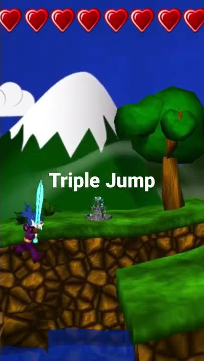 Swordigo how to triple jump (OP glitch. Every speedrunner uses it)