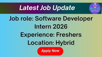 🚀 IBM Internship 2026 | Software Developer Intern | Freshers Apply Now #hiringnow #softwaredeveloper