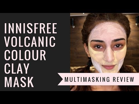 Video: Innisfree Jeju Volcanic Color Clay Mask Refining Review