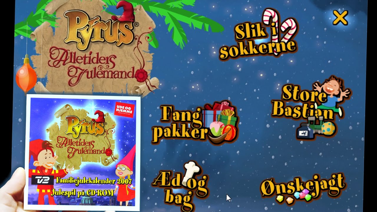Pyrus - Alletiders Julemand (PC, TV2 Familiejulekalender 2007, Julespil på CD-ROM)