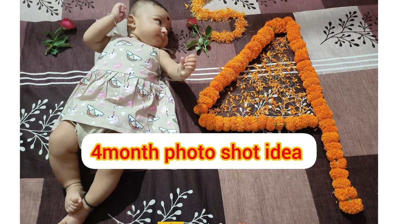 4month beby photo shot ideas at