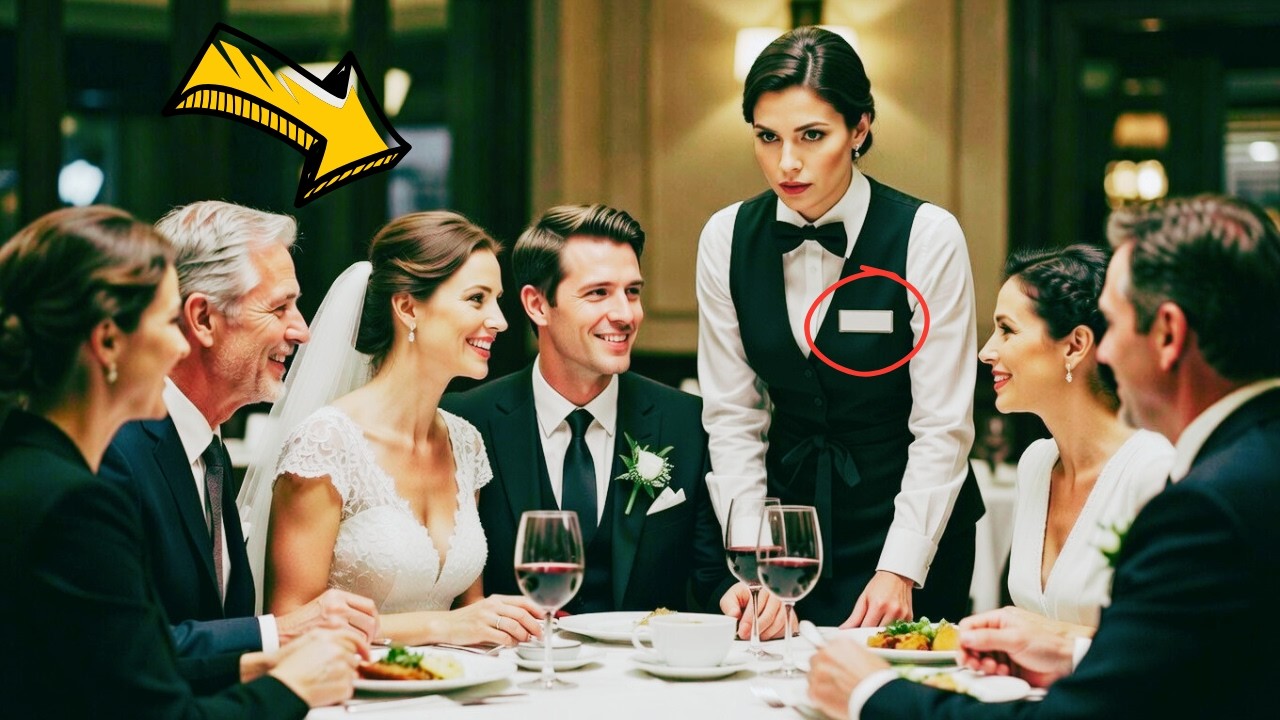 El millonario estaba cenando con la familia de la novia, pero la camarera conocía su secreto