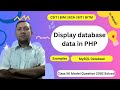 Display Data from MySQL Database in PHP With Examples | Web Technology in Nepali | Computer Science