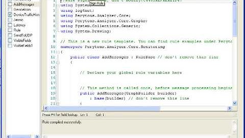 Perytons Analyzer Open Source Rules