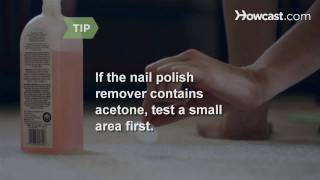 How to Get Nail Polish Out of Carpet