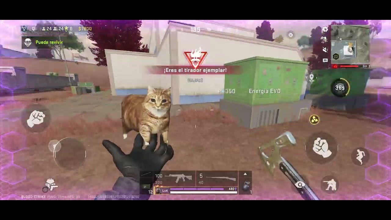 Bajas cuerpo a cuerpo de chill #bloodstrikemobile #gaming ##bloodstrike 