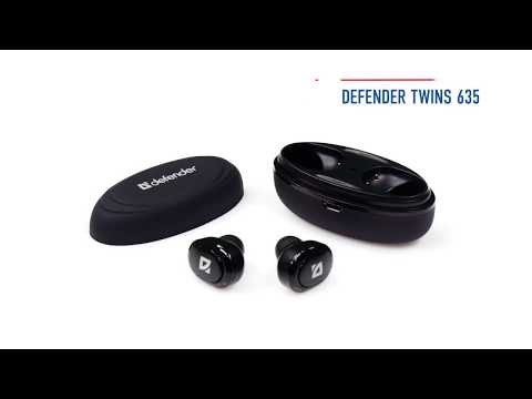 Defender - Бездротова стерео гарнітура Twins 635