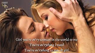 Video thumbnail of "Air Supply - Every Woman in the World | lyrics"