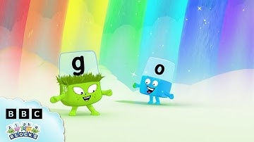 🎶 Can You Sing the Colours of the Rainbow? 🌈 | Reading & Colours for Kids | @officialalphablocks