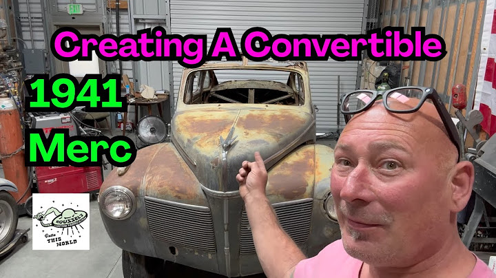 1941 Mercury: Ian Roussel Creates The Ultimate Convertible Chop Top Out Of This Classic Car