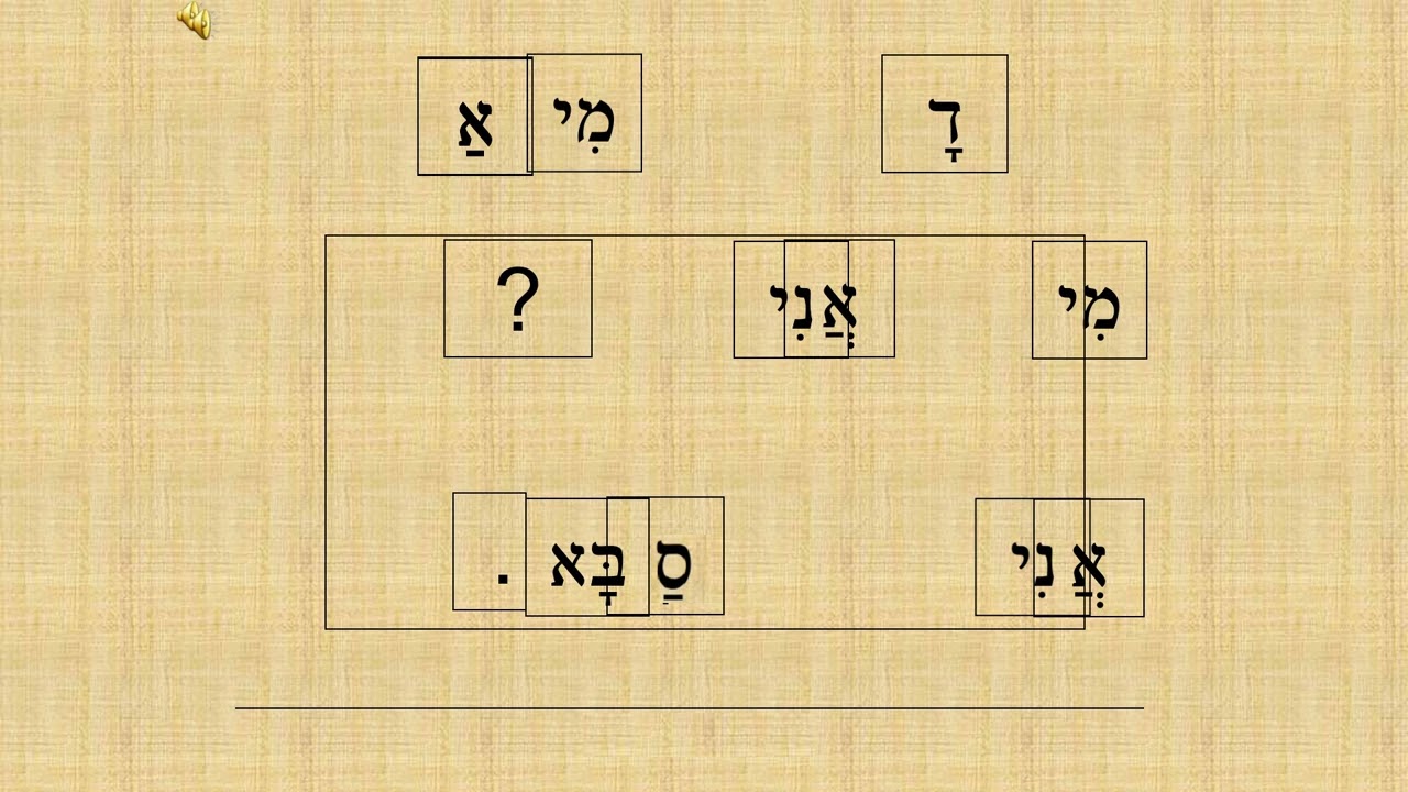 שיעור קריאה 14 בשיטת שלומדים, חזרה, שאלות הבנה על משפטים