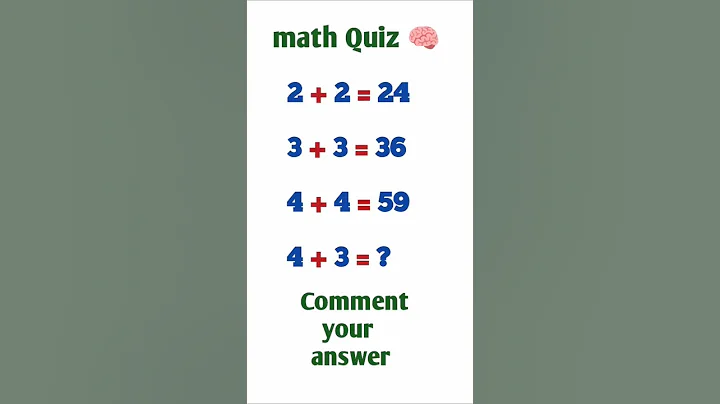 Math Quiz 🧠 #maths #shorts #mathspuzzle #mathhacks