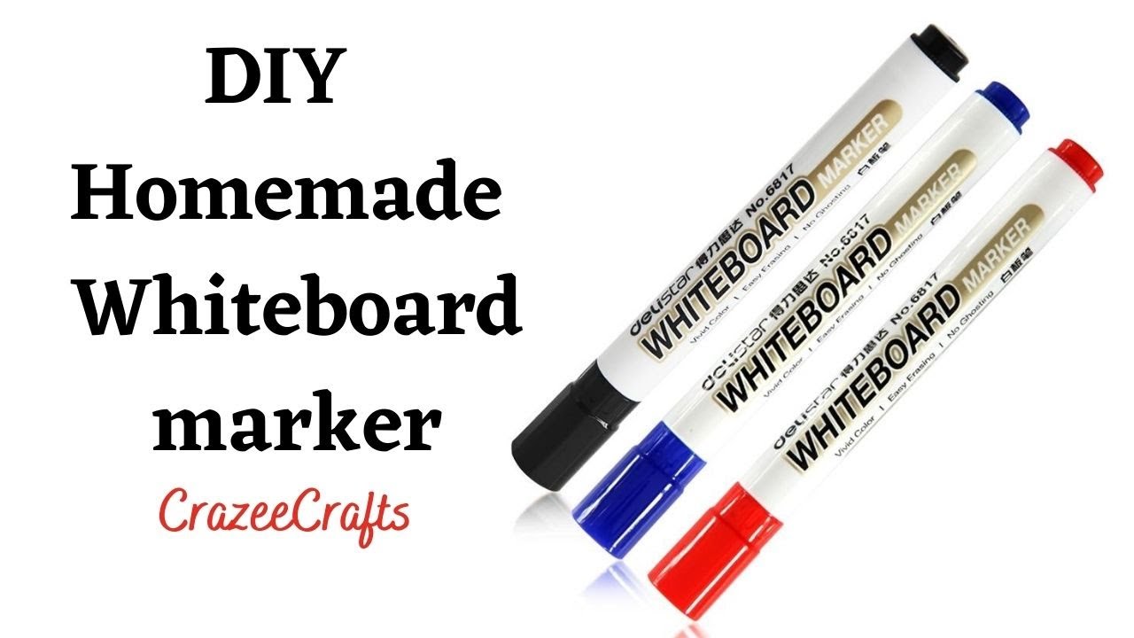 DIY Homemade White Board Marker, Dry erase Marker DIY, How to