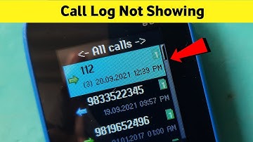 Call Logs not showing or contact Name Not Showing In Call Log Lava Keypad phone  Hero 600 | A1, Gem