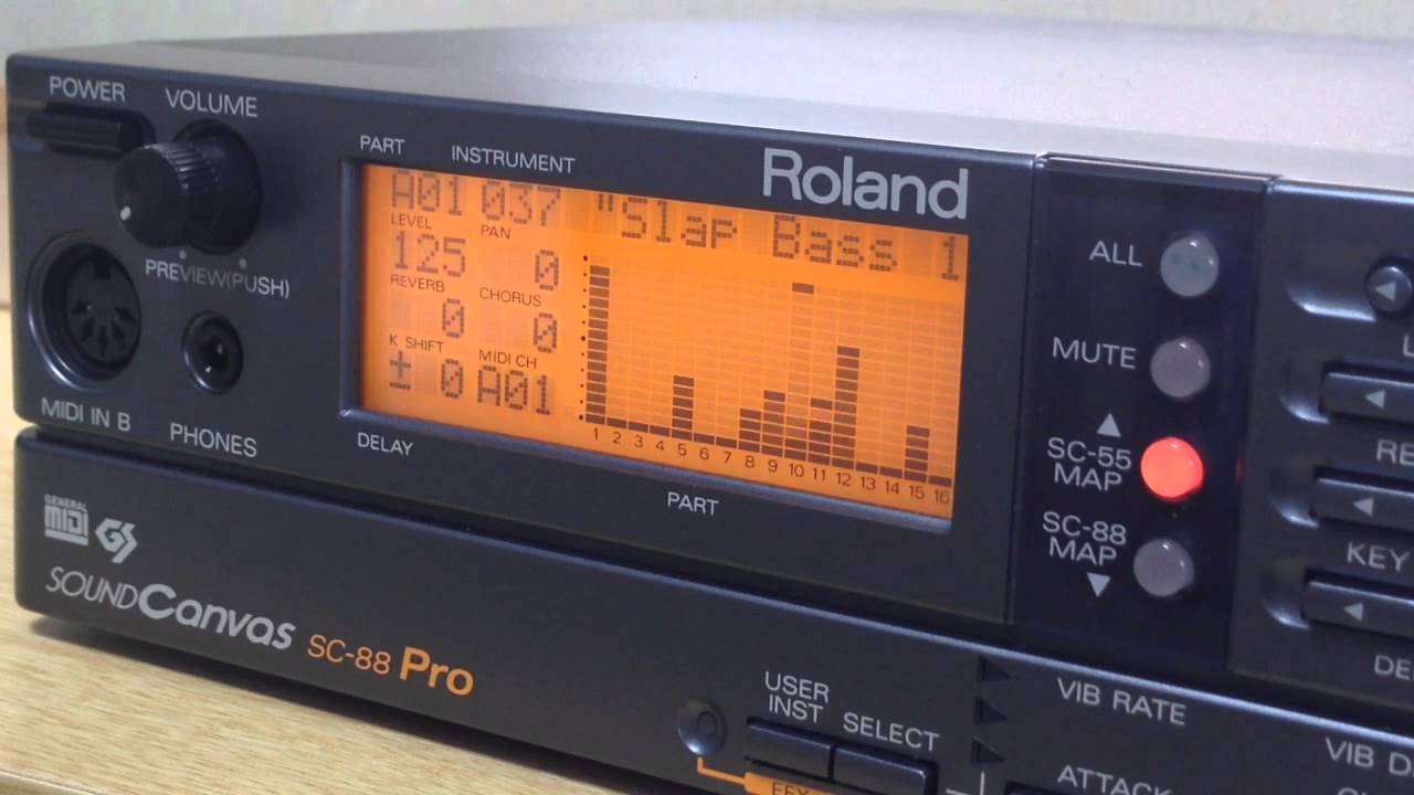 Roland SC-88Pro Sound Canvas Demo - YouTube