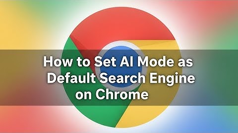 How to Set AI Mode as Default Search Engine on Chrome  sorry forgot to cut blank screen 