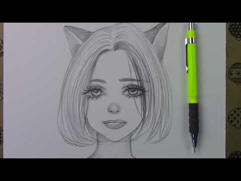Video: Bir Kedi Kız Nasıl çizilir
