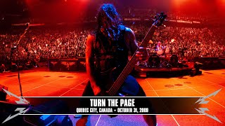 metallica turn the page quebec city canada october 31 2009