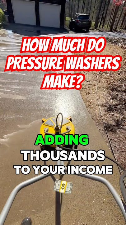 Is PRESSURE WASHING a good SIDE HUSTLE?? #satisfying #money #entrepreneur