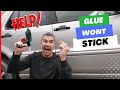 Help my glue wont stick  pdr tips