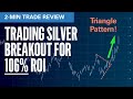 Trading Silver Breakout For 106% ROI | Elliott Wave Options Trade Review No.530 - SLV