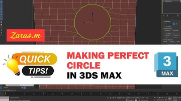 Make A Perfect Circle With Edges In 3DS MAX With Geopoly