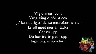 Video thumbnail of "Vill inte ha dig - Hov1 - Lyric"