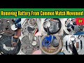 How to remove or replace watch battery in various common movement  solimbd  watch repair channel