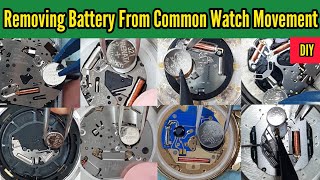 How To Remove or Replace Watch Battery in Various Common Movement | SolimBD | Watch Repair Channel