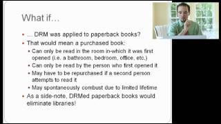 DRM - Digital Rights, or Restrictions Management