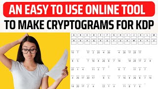 Make Cryptograms For KDP With This Easy To Use Online Tool