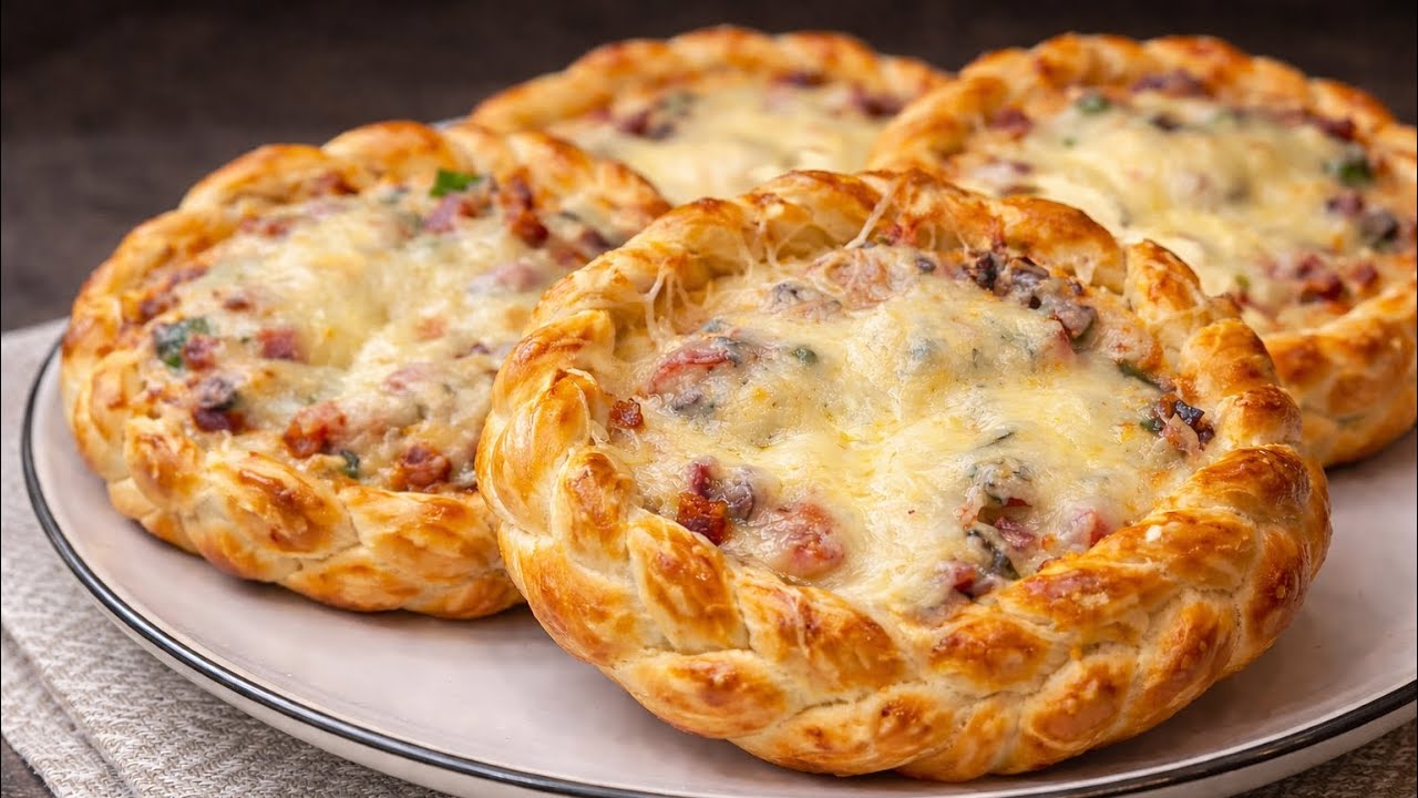 Домашні міні піци — швидкий перекус для дітей 🍕