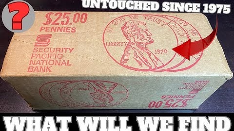 Searching Untouched Penny Rolls From 1975 - Rare Coins Inside?