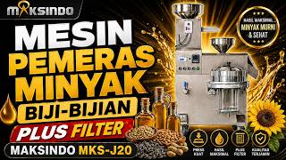 Peluang Bisnis Minyak Biji-Bijian Naik! Mesin Oil Press Maksindo MKS-J20 Bisa Jadi Cuan Besar