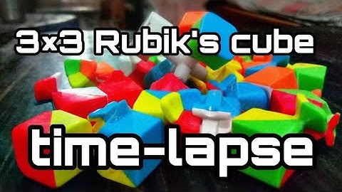 How to assemble 3×3×3 Rubik