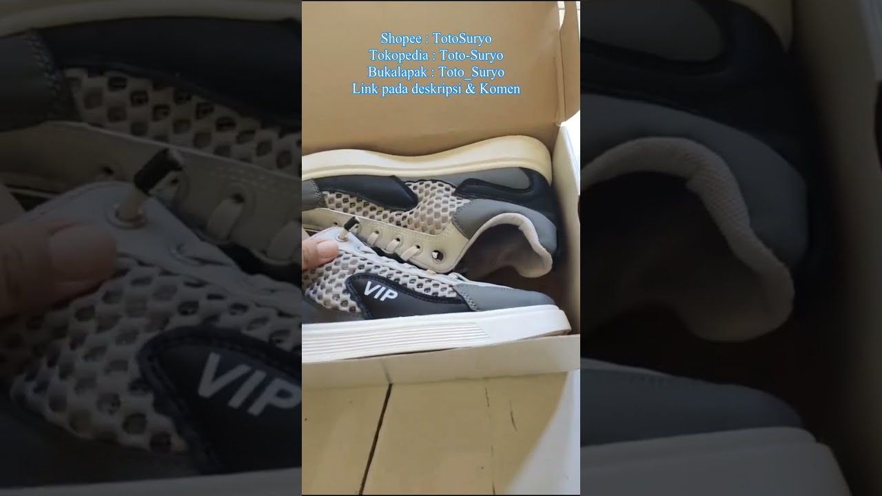Sepatu Sneakers Casual Original Leedoo MC707 Grey TotoSuryo x Leedoo Footwear 