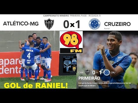 ATLÉTICO MG 0 x 1 CRUZEIRO & Bom Humor da 98FM, GOL de 