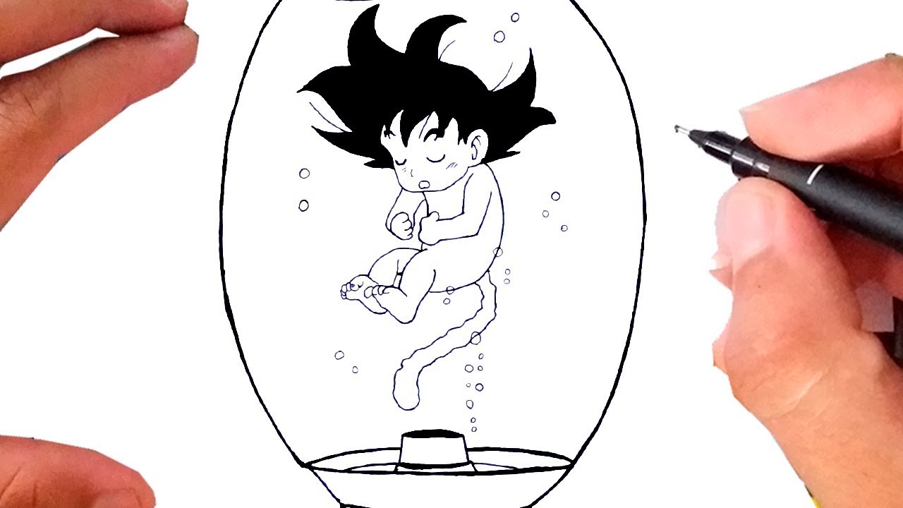 Como Desenhar o GOKU Criança de DRAGON BALL Z 