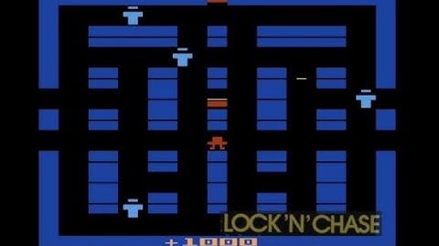 Lock N Chase Gameplay (2600)
