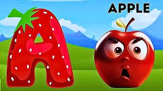 ABC song | nursery rhymes | ABC phonics song for toddlers | a for apple