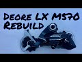 How To Rebuild a Shimano Deore LX M570/M571 M580/M581 Derailleur