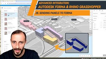 28- 🚀 Send Panels from Grasshopper & Rhino to Autodesk Forma #architectureworkflows #rhino